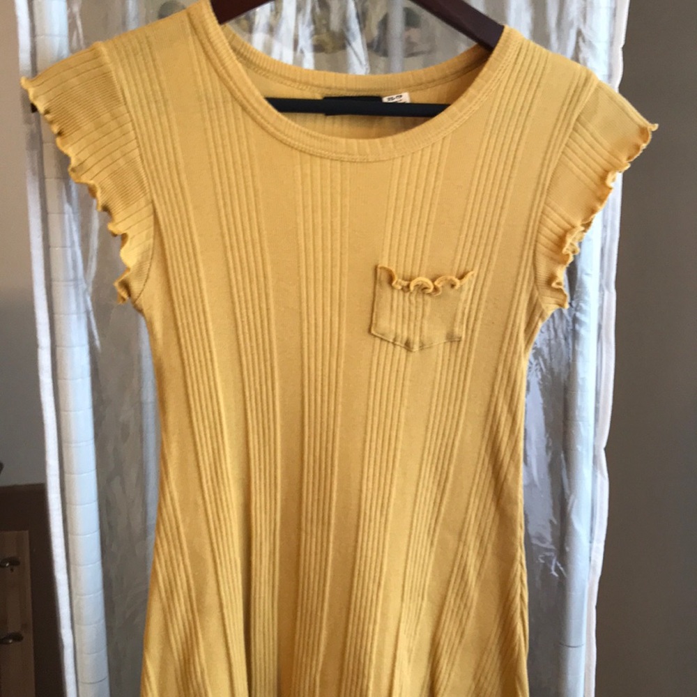 BDG Soft Yellow Swing Dress
